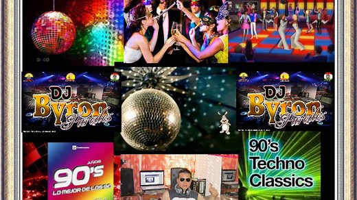 TECNO DE LOS AÑOS 90 VIDEOS FULLMIX DJBYRONPAREDES EXITOS DE ORO