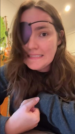 I made a custom eye patch #diy