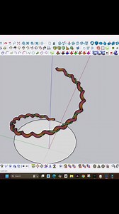 creating a decorative element in sketchup using free plugin / sketchup free plugin plugin name helix along cirve #exterior #Architects #architect #architecturelovers #render #architecture #interiordesign #exteriors #building #interior #buildings #plugin #civilengineer #sketchupvray #sketchupdesign #3d #sketchuppro #facade #sketchup | Vray sketchup guru