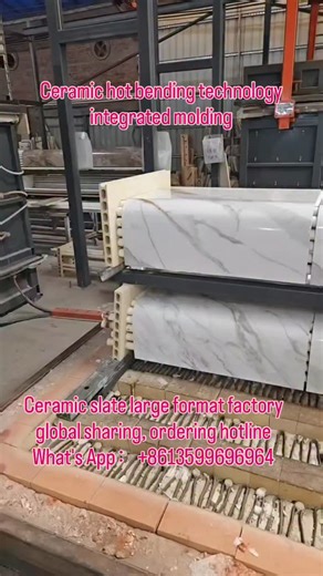 China ceramic factory on Instagram: "· True Monolithic Aesthetics: Achieve seamless, joint-free curves for a flawless, continuous flow that is impossible with traditional multi-piece assembly. The visual integrity is paramount. · Uncompromised Durability: The bending process is molecular, not a surface coating. The finished product maintains the full scratch, heat, and stain resistance of the original sintered stone throughout the curved surface. · Hygienic & Easy-Clean Surface: The non-porous, 