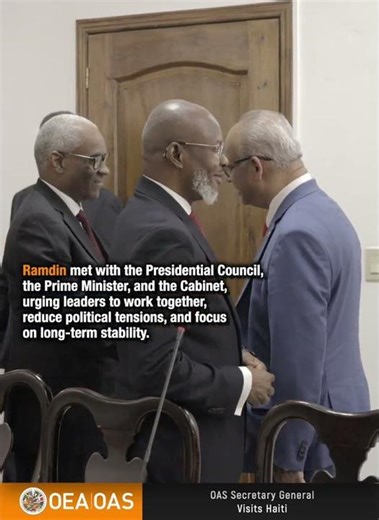 OAS Secretary General Visits Haiti