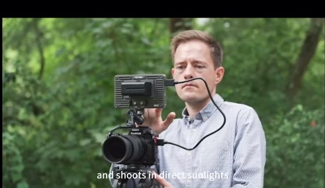 VILTROX DC-X3 Touchscreen Camera Monitor Kit with Rig Cage, 2000 nits 4K SDI HDMI in/Out Video Field Monitor Kit with Sunshade Hood, 3D LUT, Waveform, Histogram & Vectorscope Tools, Black