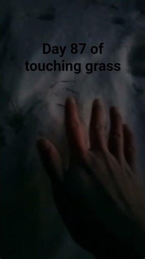 Day 87 of touching grass