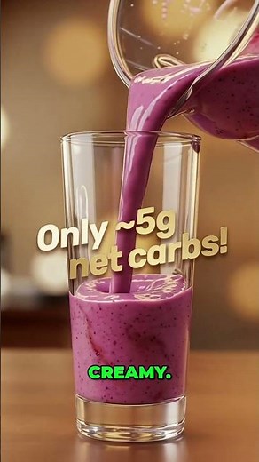 5 Ingredient Keto Berry Smoothie Low Carb, Creamy, and Ready in Minutes