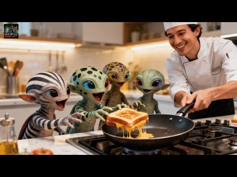 “Alien Cubs Try Grilled Cheese! 🧀👽 | SUS HFY Sci-Fi Adventure”