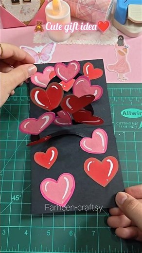 Pop up valentine card diy❤️🧸#valentinesday #valentinediy #shorts #trending #craft #valentinecards
