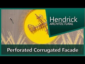 ▶ Perforated Corrugated Cladding - Architectural Sheet Metal Work