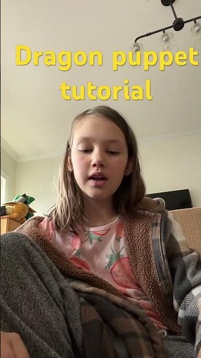 Dragon puppet tutorial #handpuppet #paperdragon #tutorial ￼￼