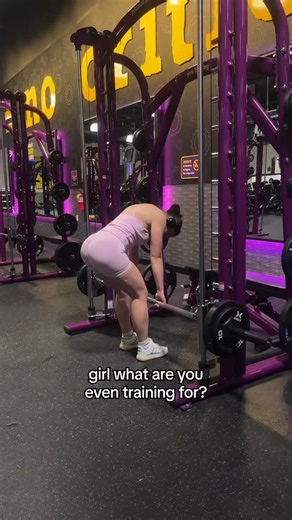 training for real life, obviously 💪💜 #planetfitness | Planet Fitness