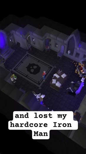 2HCIM down the drain 🪦" #OSRS #HardcoreIronman #failure #gaming #lockin