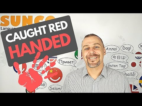 idioms 101 - caught red handed