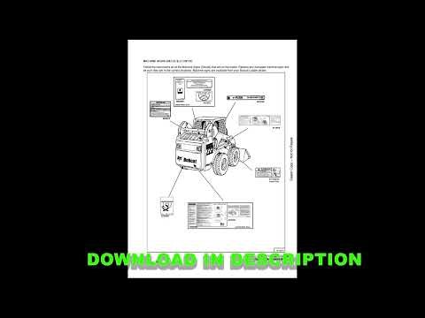 Bobcat 773 Turbo High Flow Skid Steer Operator’s Manual PDF English – Operation Guide