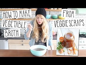 Vegetable Broth from Veggie Scraps