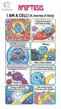 Apoptosis: the silent guardian of your body's health." 💙🧬