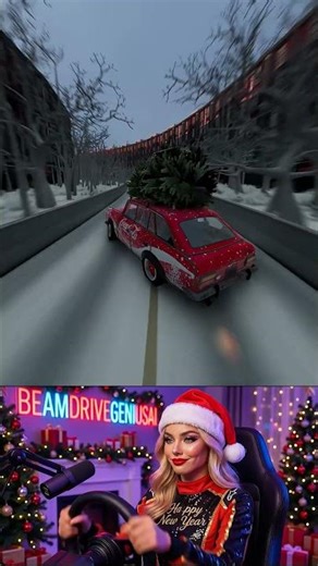 Perfect Christmas Drift Run 🎄🔥 | BeamDriveGeniusAi