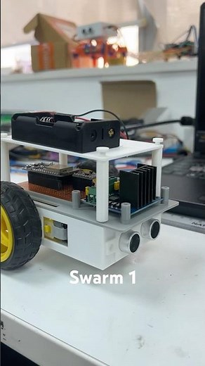 Swarm 1 - ESP32 powered autonomous swarm robot with PID Control