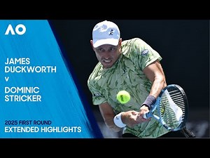 James Duckworth v Dominic Stricker Extended Highlights | Australian Open 2025 First Round