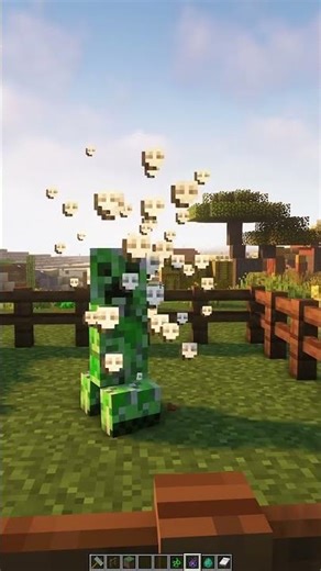 Minecraft Creeper Chemical X 😈😈 #minecraft #minecraftrealistic #minecraftbuilding #minecraftshor