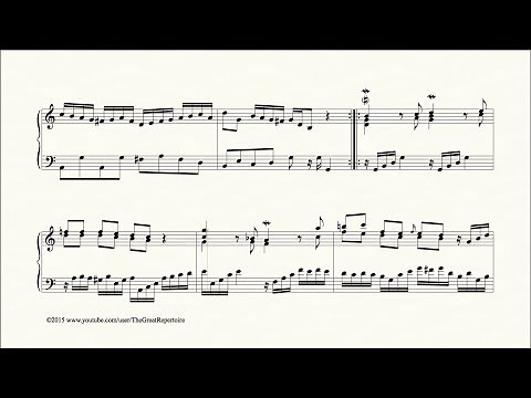 Bach, Prelude in C major, BWV 933