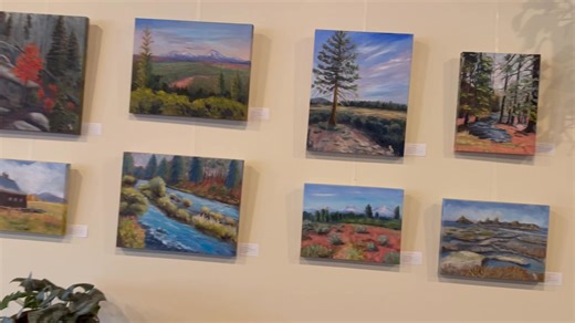 Here's a preview of our show "Oregon Inspired", (Holly Berry & Tara Kemp), now up at the Oakshire Commons 416 Main St, in Springfield through Dec. 9th. We'll be there to greet you during the 2nd Friday Artwalk, 5:00-7:30 on Nov 14th.🎨🖼 | Tara D. Kemp - Artist