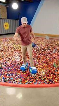 Mark Rober vs LEGO Floor #LEGOWorldPlayDay