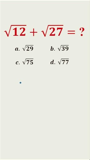 Square root algebra problem. #maths #basicproblems #exam