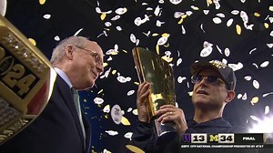 [FULL] The Michigan Wolverines HOIST the CFP National Championship Trophy | ESPN College Football - The Global Herald