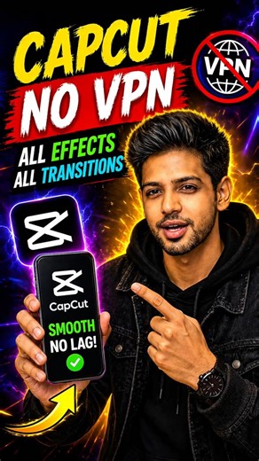 CapCut Error Fix! Saare Effects Unlock Karo Bina VPN ✨#VideoEditor #EditingTricks