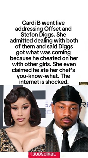 Cardi B Goes Live 😳#shorts #CardiB #StefonDiggs #relationship #marriage #dating #couple