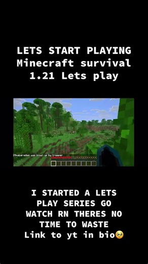 I STARTED A LETS PLAY SERIES PART 1 and 2 ARE OUT NOW #gaming #letsplay #minecraft #fyp #viral