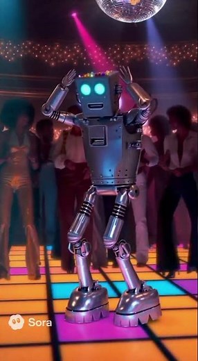 🤖🕺 70s Robot Dances at Studio 54! ✨🎶