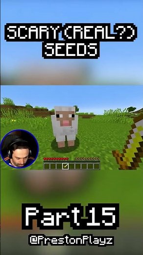 Testing Minecraft’s Most Scary (Real?) Seeds! #prestonplayz #Minecraft #videogames #streamer