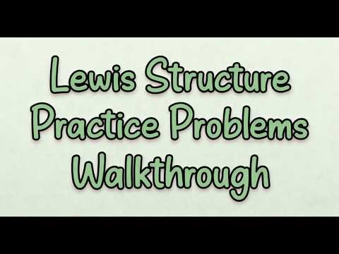 Lewis Structure Practice Problems