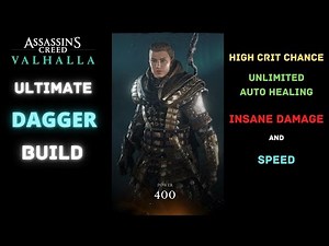 THE ULTIMATE DAGGER BUILD | AC VALHALLA | HIGH CRIT | AUTO HEAL and INSANE DAMAGE