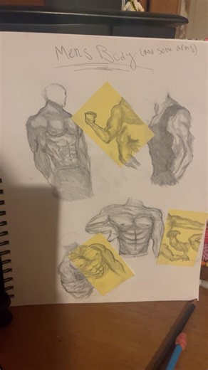 I love drawing men’s muscles!! #maleart #artwork #art #sketches #realism #blending #muscles