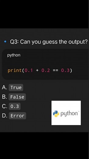 ᴄᴏᴅᴇx_ᴀɪ | DATA SCIENCE on Instagram: "COMMENT YOUR ANSWERS ⬆️🌟 . . . . #datascience #machinelearning #techcontent #artificialintelligence #python #pythonprogramming #focus #growth #pythonforbeginners #instareach #discipline #phonk #music #code #codewithme #pythonlearning"
