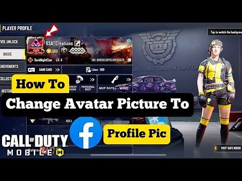How To Change Call of Duty Mobile Avatar to Any Custom Facebook Profile Picture #codm #codmobile