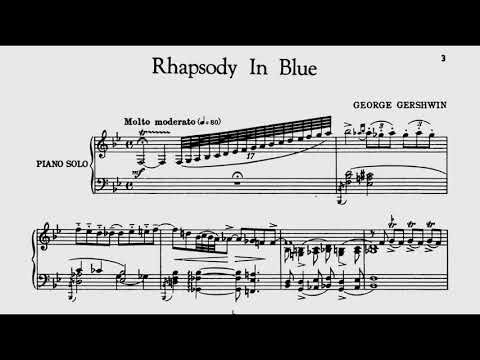 Gershwin: Rhapsody in Blue (in just intonation) (opening)