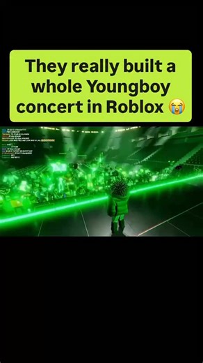 Concert on Instagram: "We got NBA Youngboy performing in Roblox before GTA 6😭🔥 🎥: (TikTok / @yaxartes)"