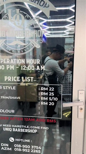 USF Barbers Mullet Haircut Prices Guide