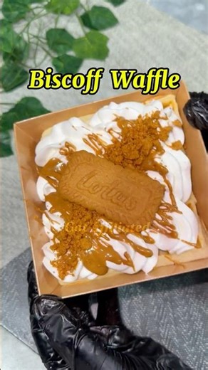 Biscoff Waffle |Easy Homemade Waffle Recipe for Sweet Crunchy Breakfast