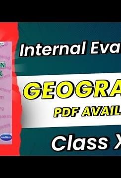2023 Internal Evaluation Handbook Std 10| GEOGRAPHY | All Easy Answers || Best HANDWRITING ||