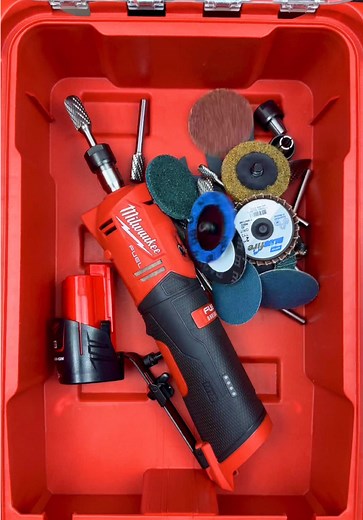 M12 Straight Die Grinder - Tool Organization Made Easy