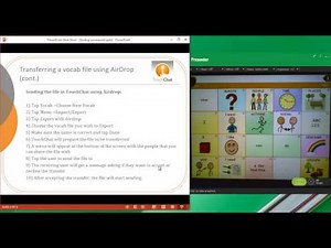 How to use AirDrop to transfer TouchChat vocabulary files