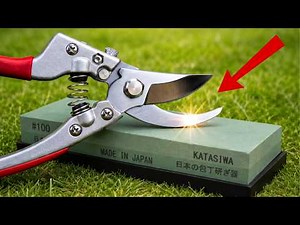 How to Sharpen Pruning Shears Razor Sharp in Just Minutes | Simple & Effective Method!