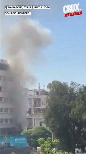 Moment: Blasts near Damascus Hotel Hosting French President Marcon