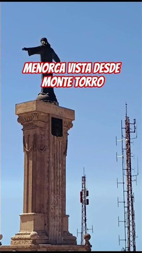 La mejor vista de Menorca. Monte Toro #españa #travel #menorca #shortsvideo #islasbaleares