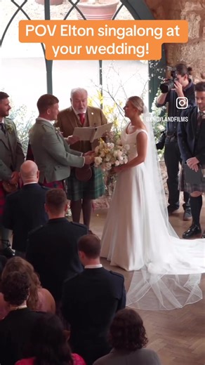 Absolutely love this!! Getting the celebration started with a good old singalong, what a mood lifter!!! could this be the new wedding vibe? Let’s hope so!! Many thanks to @Knoxland Films & @humanist_society_ceremonies (instagram) for the footage go follow they are awesome! #weddingmayhem #weddingplanning #inclusivewedding #fyp #wedding #foryou #pov #gettingmarried #bride #podcast #foryoupage #weddinginspiration #bridetobe #celebrants #celebrate #eltonjohn @Elton John