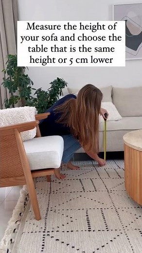 How to choose the right size coffee table?