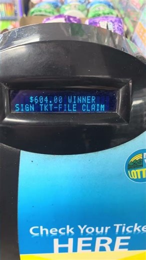 1st claimer on quick draw! 5 of 5 for 2nd time! #nylotto